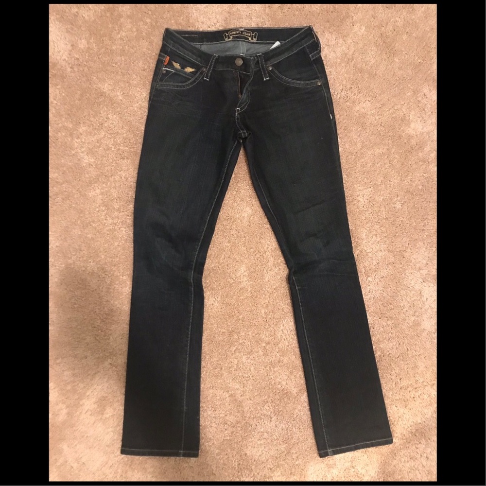 Robin’s Jean Marilyn Straight Leg Dark Wash Sz 28